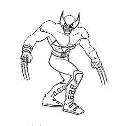 Dibujo para colorear: Wolverine (Superhéroes) #74864 - Dibujos para Colorear e Imprimir Gratis