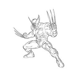 Dibujo para colorear: Wolverine (Superhéroes) #74885 - Dibujos para Colorear e Imprimir Gratis