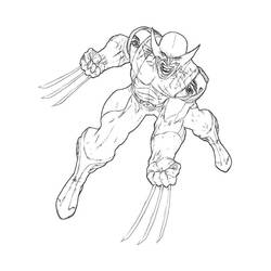 Dibujo para colorear: Wolverine (Superhéroes) #74889 - Dibujos para Colorear e Imprimir Gratis