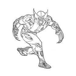 Dibujo para colorear: Wolverine (Superhéroes) #74893 - Dibujos para Colorear e Imprimir Gratis