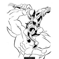 Dibujo para colorear: Wolverine (Superhéroes) #74895 - Dibujos para Colorear e Imprimir Gratis
