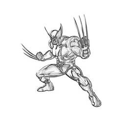 Dibujo para colorear: Wolverine (Superhéroes) #74897 - Dibujos para Colorear e Imprimir Gratis