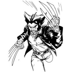 Dibujo para colorear: Wolverine (Superhéroes) #74906 - Dibujos para Colorear e Imprimir Gratis