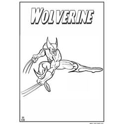 Dibujo para colorear: Wolverine (Superhéroes) #74950 - Dibujos para Colorear e Imprimir Gratis
