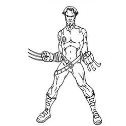 Dibujo para colorear: Wolverine (Superhéroes) #74962 - Dibujos para Colorear e Imprimir Gratis