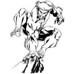 Dibujo para colorear: Wolverine (Superhéroes) #74973 - Dibujos para Colorear e Imprimir Gratis