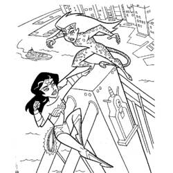 Dibujo para colorear: Wonder Woman (Superhéroes) #74576 - Dibujos para Colorear e Imprimir Gratis