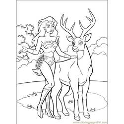 Dibujo para colorear: Wonder Woman (Superhéroes) #74578 - Dibujos para Colorear e Imprimir Gratis