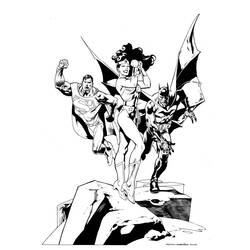 Dibujo para colorear: Wonder Woman (Superhéroes) #74604 - Dibujos para Colorear e Imprimir Gratis