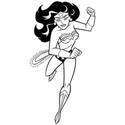 Dibujo para colorear: Wonder Woman (Superhéroes) #74648 - Dibujos para Colorear e Imprimir Gratis