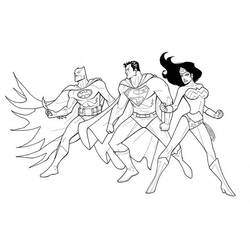 Dibujo para colorear: Wonder Woman (Superhéroes) #74665 - Dibujos para Colorear e Imprimir Gratis