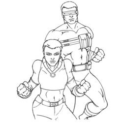 Dibujo para colorear: X-Men (Superhéroes) #74421 - Dibujos para Colorear e Imprimir Gratis
