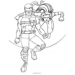 Dibujo para colorear: X-Men (Superhéroes) #74458 - Dibujos para Colorear e Imprimir Gratis