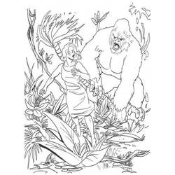 Dibujo para colorear: King Kong (Supervillanos) #79209 - Dibujos para Colorear e Imprimir Gratis
