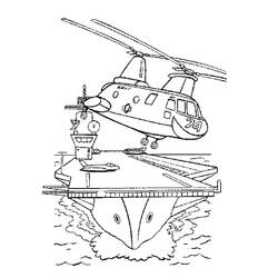 Dibujo para colorear: Aircraft carrier (Transporte) #137868 - Dibujos para Colorear e Imprimir Gratis