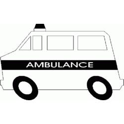 Dibujo para colorear: Ambulance (Transporte) #136762 - Dibujos para Colorear e Imprimir Gratis