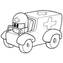 Dibujo para colorear: Ambulance (Transporte) #136785 - Dibujos para Colorear e Imprimir Gratis