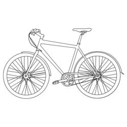 Dibujo para colorear: Bike / Bicycle (Transporte) #136939 - Dibujos para Colorear e Imprimir Gratis
