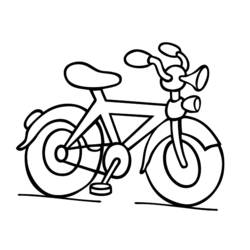 Dibujo para colorear: Bike / Bicycle (Transporte) #136947 - Dibujos para Colorear e Imprimir Gratis