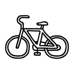 Dibujo para colorear: Bike / Bicycle (Transporte) #136953 - Dibujos para Colorear e Imprimir Gratis