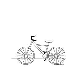 Dibujo para colorear: Bike / Bicycle (Transporte) #136956 - Dibujos para Colorear e Imprimir Gratis