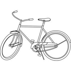 Dibujo para colorear: Bike / Bicycle (Transporte) #136976 - Dibujos para Colorear e Imprimir Gratis