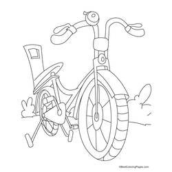 Dibujo para colorear: Bike / Bicycle (Transporte) #136983 - Dibujos para Colorear e Imprimir Gratis