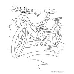 Dibujo para colorear: Bike / Bicycle (Transporte) #136985 - Dibujos para Colorear e Imprimir Gratis