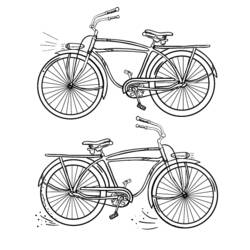 Dibujo para colorear: Bike / Bicycle (Transporte) #136991 - Dibujos para Colorear e Imprimir Gratis