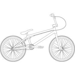 Dibujo para colorear: Bike / Bicycle (Transporte) #136992 - Dibujos para Colorear e Imprimir Gratis
