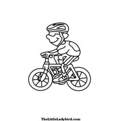 Dibujo para colorear: Bike / Bicycle (Transporte) #136998 - Dibujos para Colorear e Imprimir Gratis
