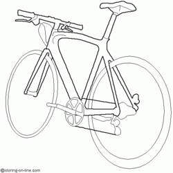 Dibujo para colorear: Bike / Bicycle (Transporte) #136999 - Dibujos para Colorear e Imprimir Gratis