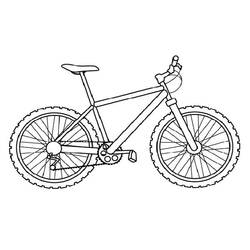 Dibujo para colorear: Bike / Bicycle (Transporte) #137003 - Dibujos para Colorear e Imprimir Gratis