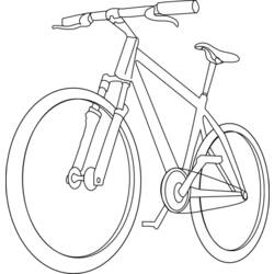Dibujo para colorear: Bike / Bicycle (Transporte) #137006 - Dibujos para Colorear e Imprimir Gratis