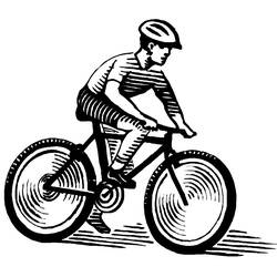 Dibujo para colorear: Bike / Bicycle (Transporte) #137015 - Dibujos para Colorear e Imprimir Gratis