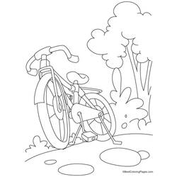 Dibujo para colorear: Bike / Bicycle (Transporte) #137028 - Dibujos para Colorear e Imprimir Gratis