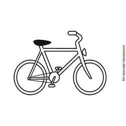 Dibujos para colorear: Bike / Bicycle - Dibujos para Colorear e Imprimir Gratis