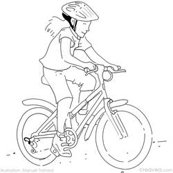 Dibujo para colorear: Bike / Bicycle (Transporte) #137096 - Dibujos para Colorear e Imprimir Gratis
