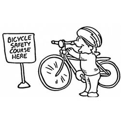 Dibujo para colorear: Bike / Bicycle (Transporte) #137153 - Dibujos para Colorear e Imprimir Gratis