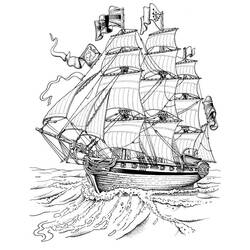 Dibujo para colorear: Boat / Ship (Transporte) #137439 - Dibujos para Colorear e Imprimir Gratis