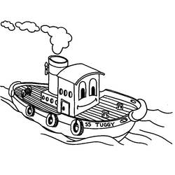 Dibujo para colorear: Boat / Ship (Transporte) #137446 - Dibujos para Colorear e Imprimir Gratis