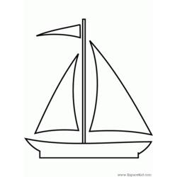 Dibujo para colorear: Boat / Ship (Transporte) #137452 - Dibujos para Colorear e Imprimir Gratis