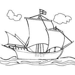 Dibujo para colorear: Boat / Ship (Transporte) #137453 - Dibujos para Colorear e Imprimir Gratis