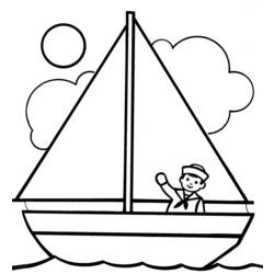 Dibujo para colorear: Boat / Ship (Transporte) #137454 - Dibujos para Colorear e Imprimir Gratis