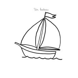 Dibujo para colorear: Boat / Ship (Transporte) #137463 - Dibujos para Colorear e Imprimir Gratis
