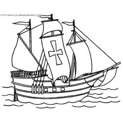 Dibujo para colorear: Boat / Ship (Transporte) #137476 - Dibujos para Colorear e Imprimir Gratis