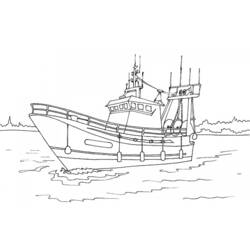 Dibujo para colorear: Boat / Ship (Transporte) #137483 - Dibujos para Colorear e Imprimir Gratis