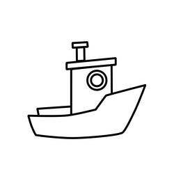 Dibujo para colorear: Boat / Ship (Transporte) #137494 - Dibujos para Colorear e Imprimir Gratis
