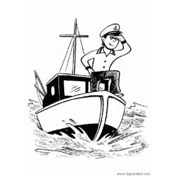 Dibujo para colorear: Boat / Ship (Transporte) #137552 - Dibujos para Colorear e Imprimir Gratis