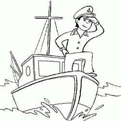 Dibujo para colorear: Boat / Ship (Transporte) #137565 - Dibujos para Colorear e Imprimir Gratis